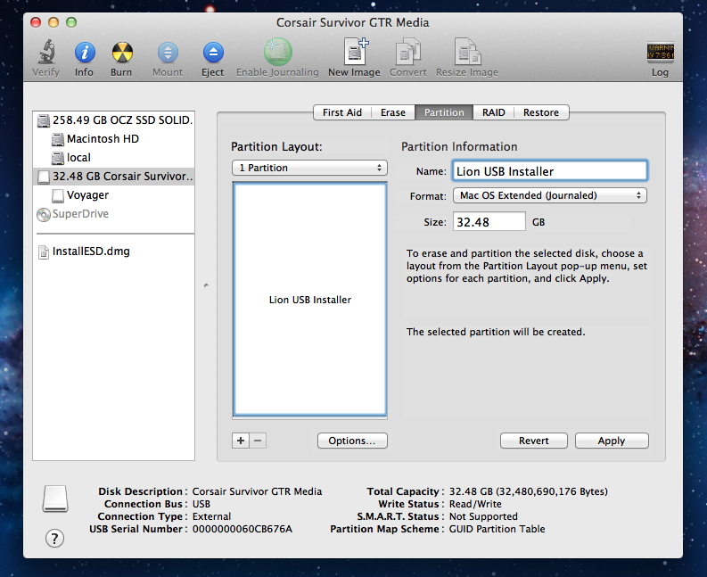 usb bootable partition tool for mac